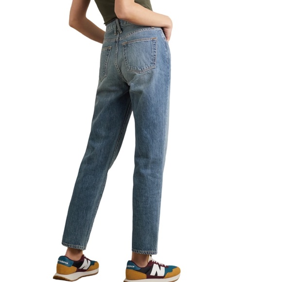 SLVRLAKE Sierra High-Rise Straight Leg Blue Jeans. Tucson Wash. Size 28. - Picture 2 of 12